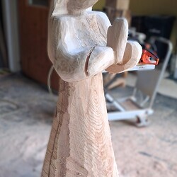 Vor den Feinarbeiten.